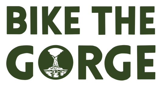 Bike the Gorge T-Shirt - Gray Short Sleeve