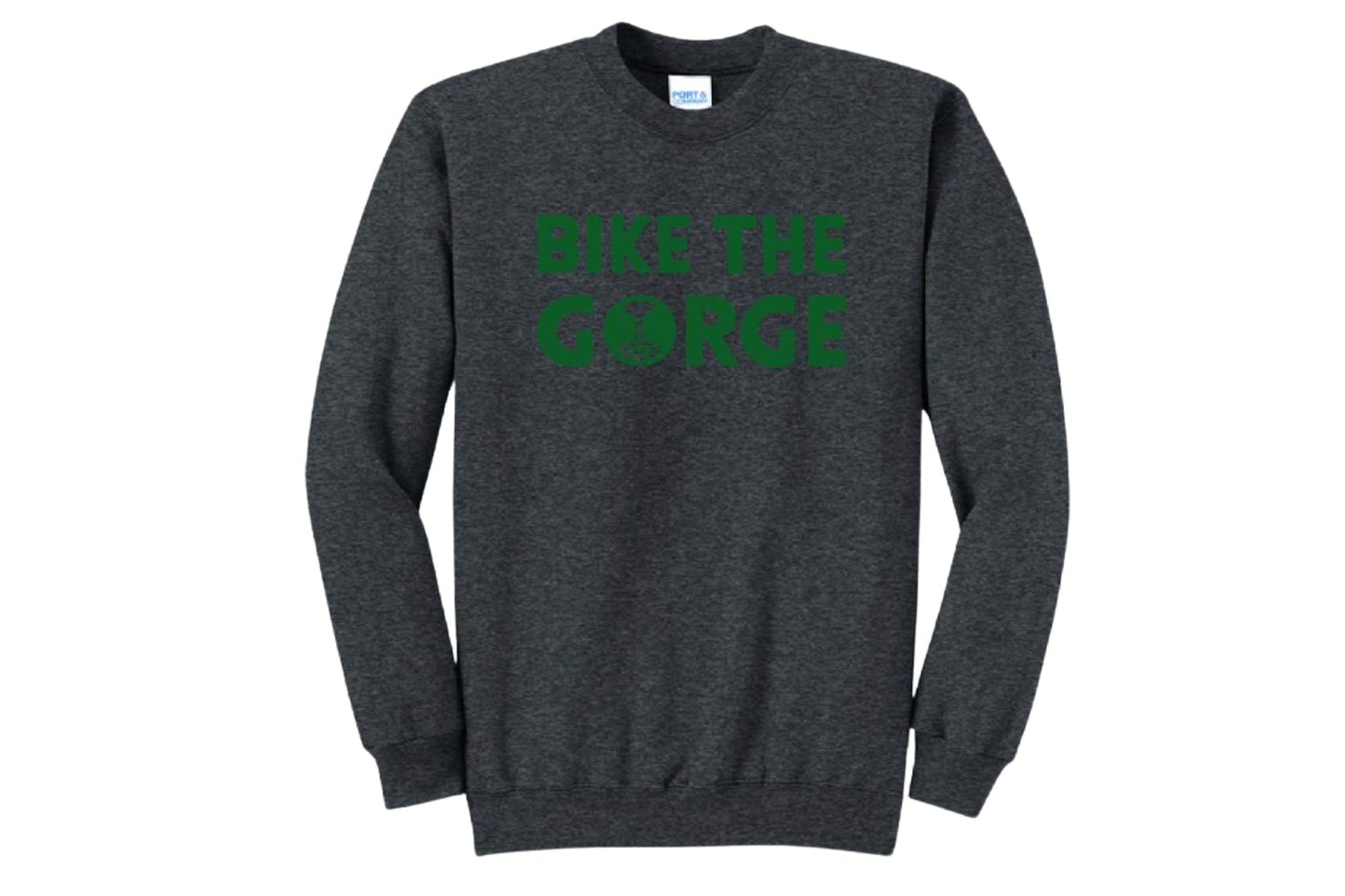 Bike the Gorge Sweatshirt - Gray Crewneck