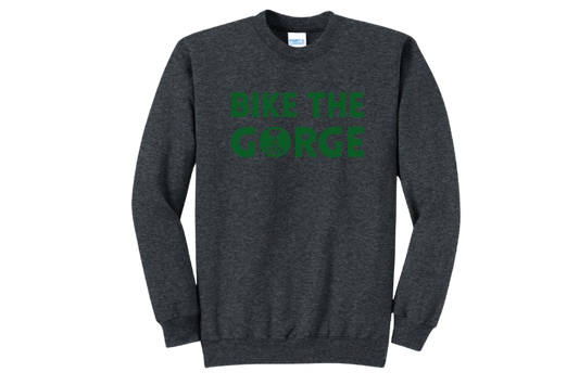 Bike the Gorge Sweatshirt - Gray Crewneck