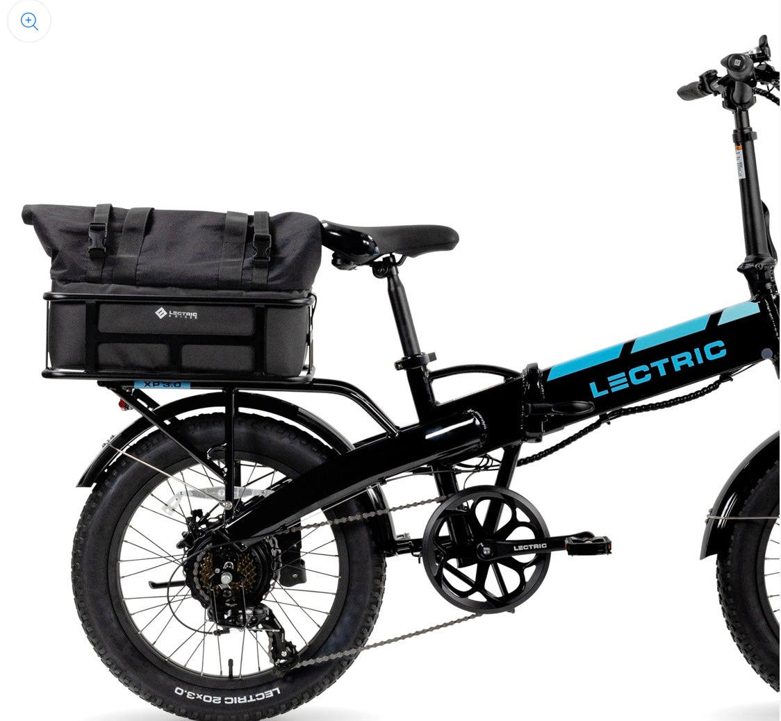 Lectric Large Roll Top Basket Bag